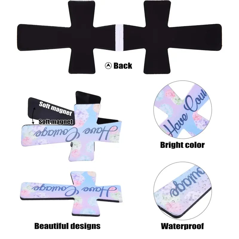 📖 Magnetic Cross Bookmarks ❤️ A Little Reminder of Faith, Every Time You Open Your Bible ✝️