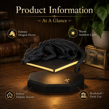 🐉 Bring A Fantasy World To Your Desk With A Magical Dragon Book Lamp