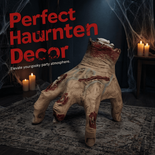 👁️ Realistic Crawling Hand Halloween Animated Prop