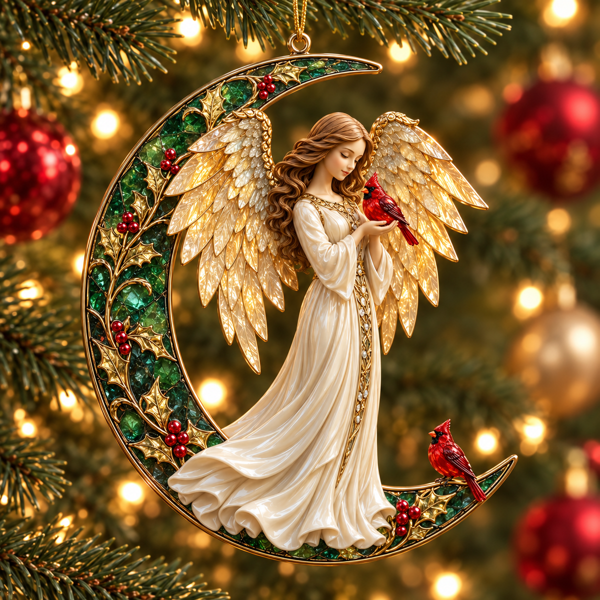 2026 Crescent Moon Angel Christmas Ornaments – 9 Elegant Designs Celebrating Faith, Hope & Heavenly Peace