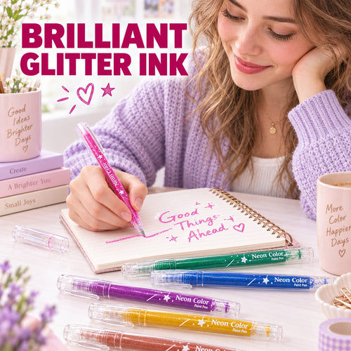 🖊️Glitter Metallic Gel Pen Set