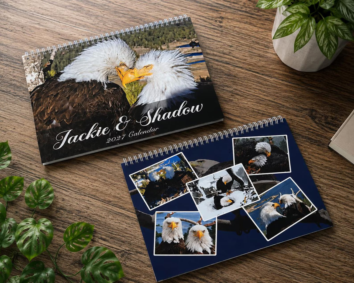 Jackie & Shadow 2027 Bald Eagle Wall Calendar