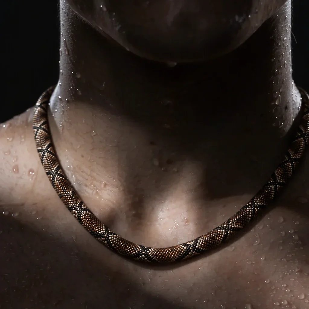 🐍Serpent Statement Necklace – A Symbol of Mystery & Power✨