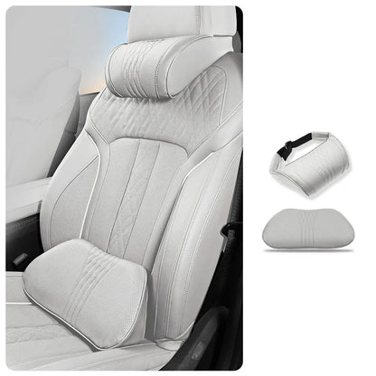 ⭐Premium Car Seat Headrest & Lumbar Support Cushion