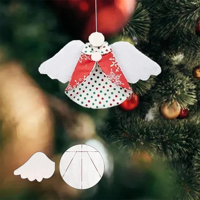 💥🏆Guardian Angel Christmas Ornaments Template -With Instructions