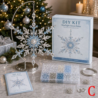 Beaded Snowflake Ornament DIY Kit
