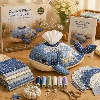 🎁🎉Only $24.99 This Week🌟🎉🧵 "Clever Hands" Ocean Animals DIY Tissue Box Craft Kit