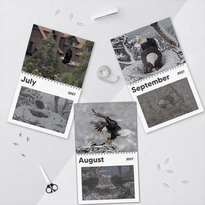 Jackie & Shadow 2027 Bald Eagle Wall Calendar