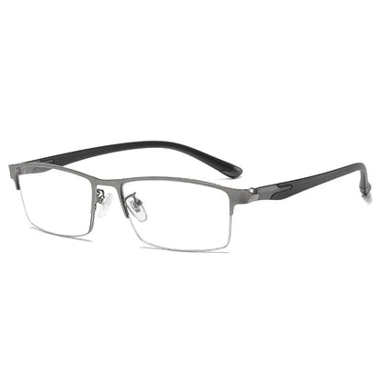 METAL ULTRA-LIGHT HALF-FRAME PHOTOCHROMIC MULTIFOCAL GLASSES