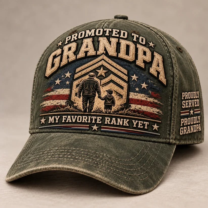 🇺🇸 Forever Our Hero™ – Veteran & Grandpa Tribute Cap | 2 Meaningful Designs 🧢