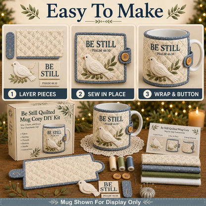 ✝️ Faith & Scripture Mug Cozy Sewing Kit