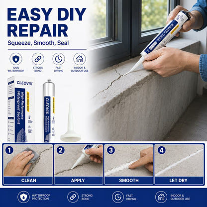 💧 Waterproof Crack & Leak Repair Paste – Multi-Surface DIY Sealant 🔧