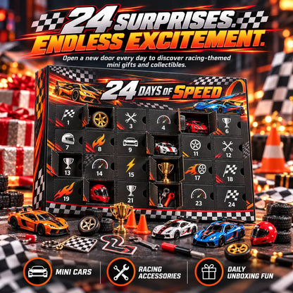 🏎️ RaceRush™ 24-Day Racing Advent Calendar