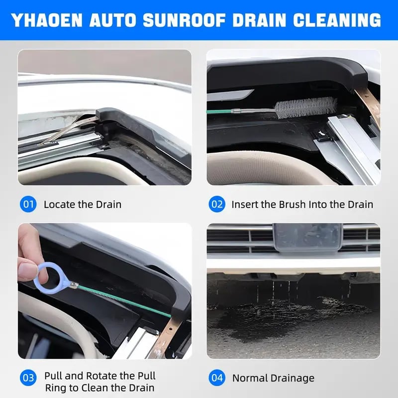 🎉💥Hot Sale-Car Sunroof Drain Clog Remover - 197inch(5m)