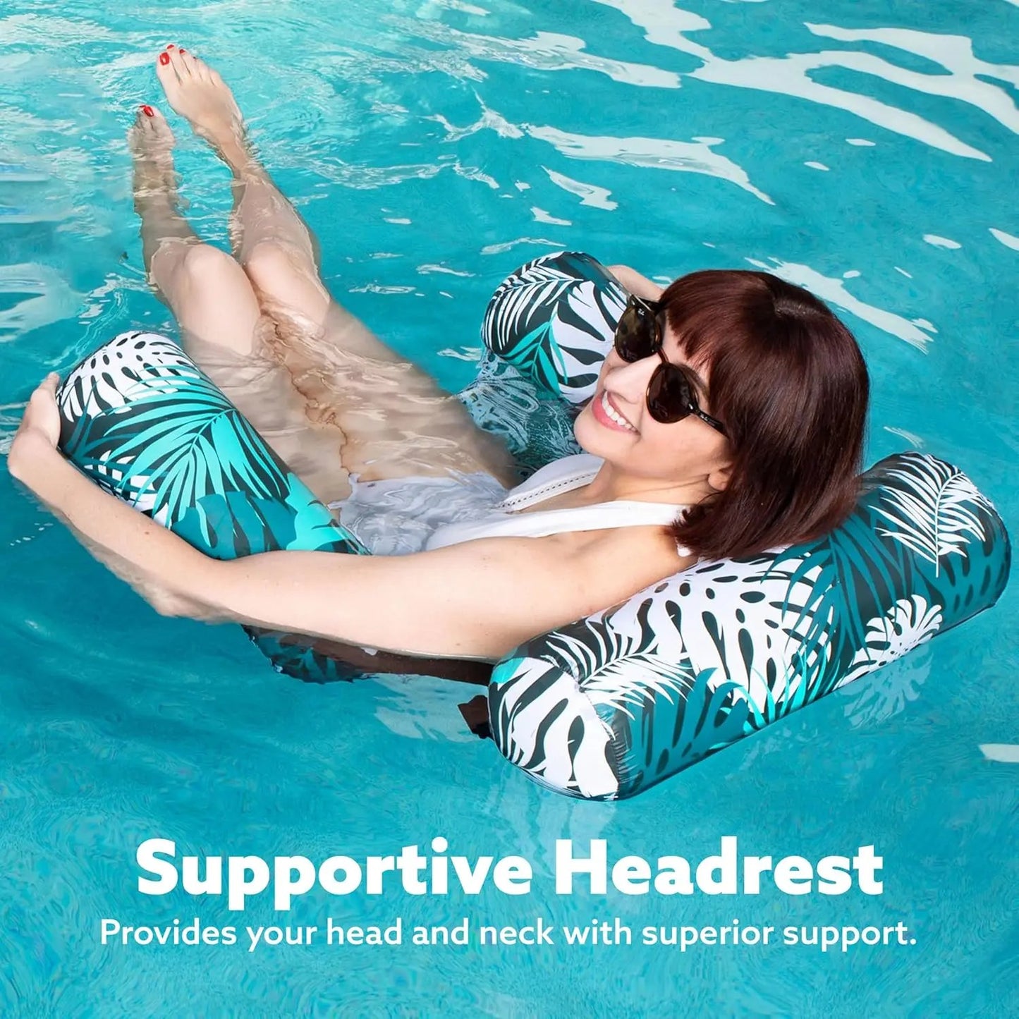 Summer Hot Sale 🏆️ Inflatable Pool Floats Adult,Floating Lounge Chairs