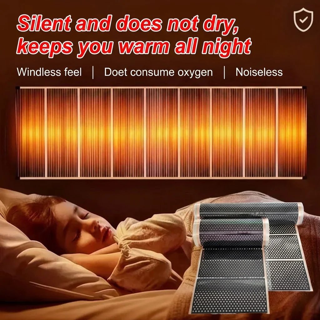🔥 Graphene Far-Infrared Ceramic Wall Heater | 50W–400W