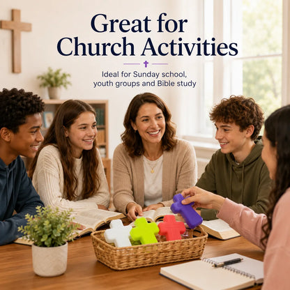 ✝️ LAST DAY 49% OFF – Colorful Cross Sensory Toy | Faith-Inspired Fidget Design with Meaningful Symbolism, Vibrant Colors & Portable Hands-On Fun 🌈