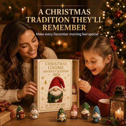 ⏳ Last Day 49% OFF – 🧙 2026 Christmas Gnome Advent Calendar | 24 Unique Mini Gnome Surprises for Daily Countdown Fun, Collecting & Holiday Display 🎄✨