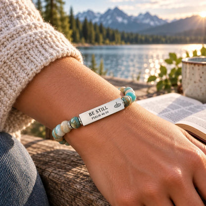 🔥LAST DAY 50% OFF - ✝️ Wear Your Verse Scripture Nameplate Bracelet👍(Limited Edition)