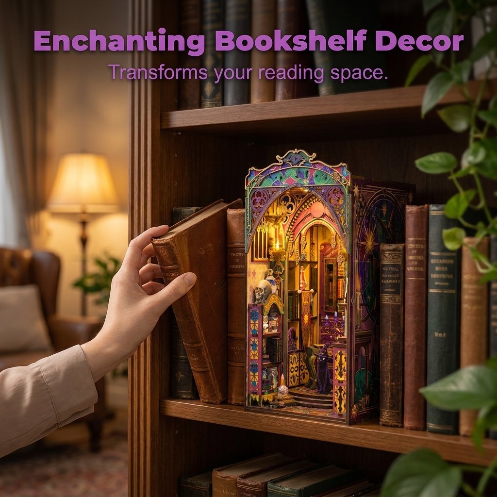 🔥HOT SALE🔥DIY Book Nook Shelf Insert & Desktop Ornament