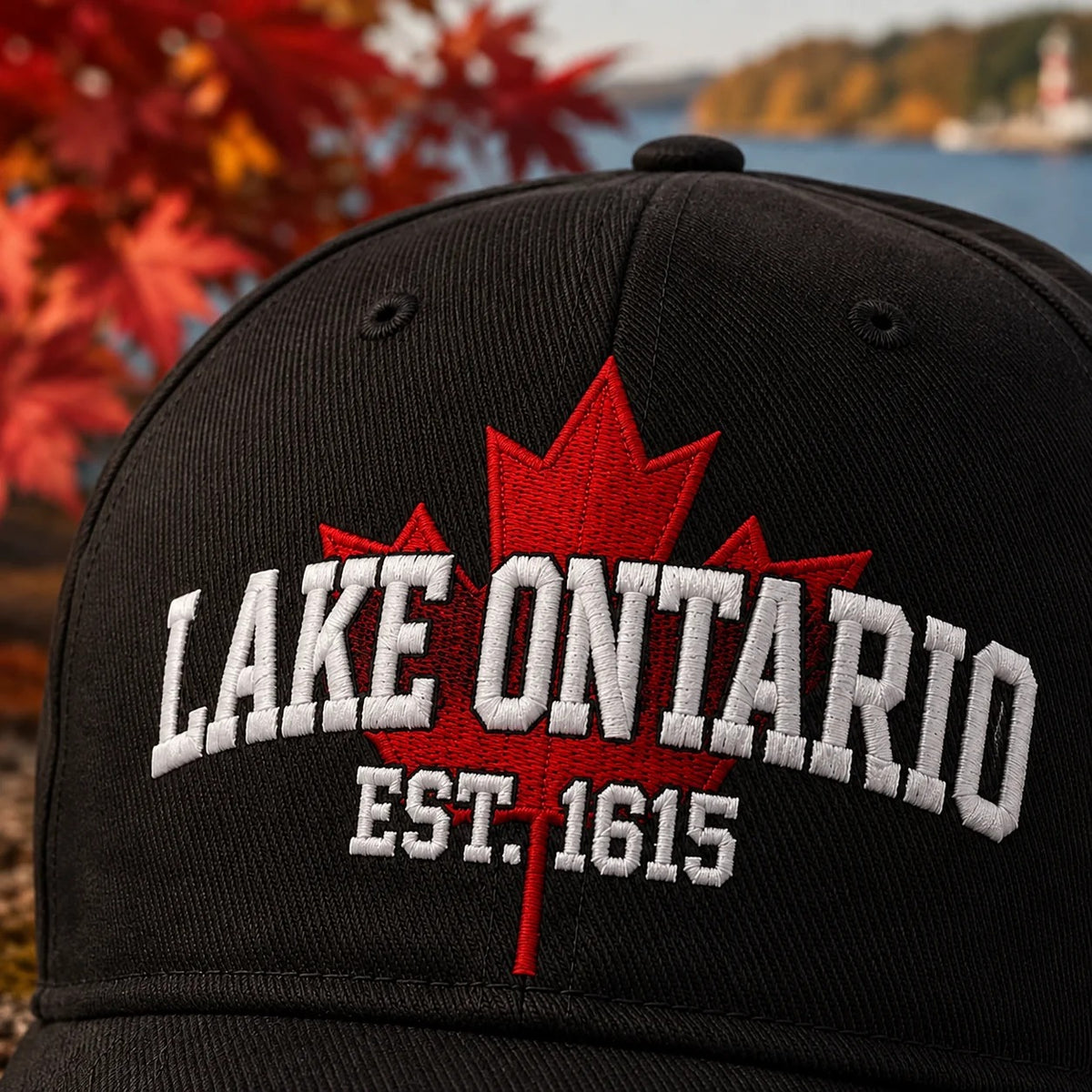 🔥49% Off Last Day🔥BUY 3 GET 1 FREE🔥 -🇨🇦🍁Lake Ontario Forever Heritage Embroidered Cap