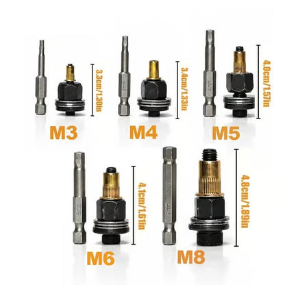 🛠️Head Rivet Nut Tool, M3 M4 M5 M6 M8 Rivnut Kit