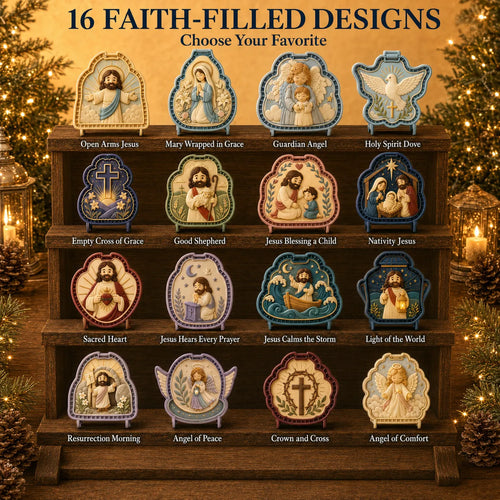 ⏳ Last Day 49% OFF – ✝️ 16-Design Christian Mini Pie Mold Collection | Reusable Embossed Molds for Shaping Detailed Jesus, Mary, Angels, Crosses, Dove & Faith-Inspired Pies 🥧✨