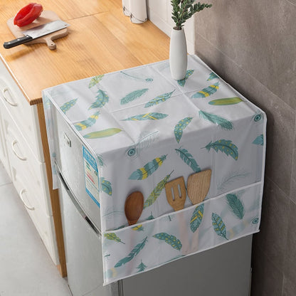 🌼 Daisy Fridge Dust Cover – Waterproof Top Protector with Handy Storage Pockets, Stylish & Functional Kitchen Essential(Buy 2 Free Shipping)