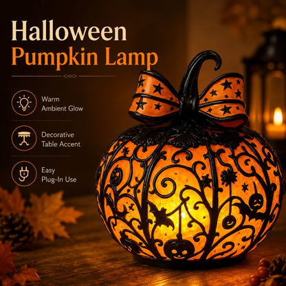 🎃 Light Up Halloween Night with Spooky Stained-Glass Style Lamps ✨