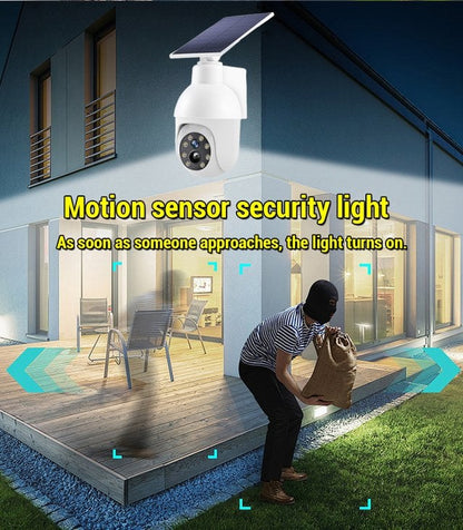 ⏰Sale 49% OFF - Solar-Powered Simulated Surveillance Camera Street Light