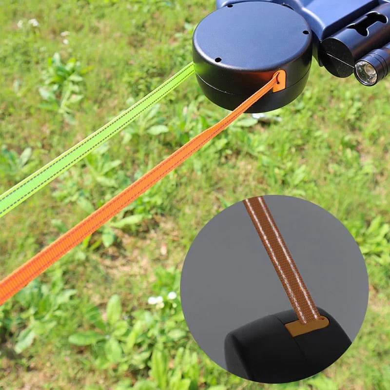 2-in-1 Multifunctional Retractable Dog Walker