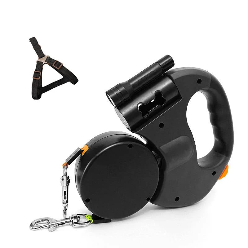 2-in-1 Multifunctional Retractable Dog Walker