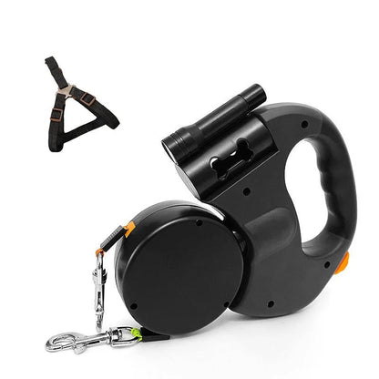 2-in-1 Multifunctional Retractable Dog Walker