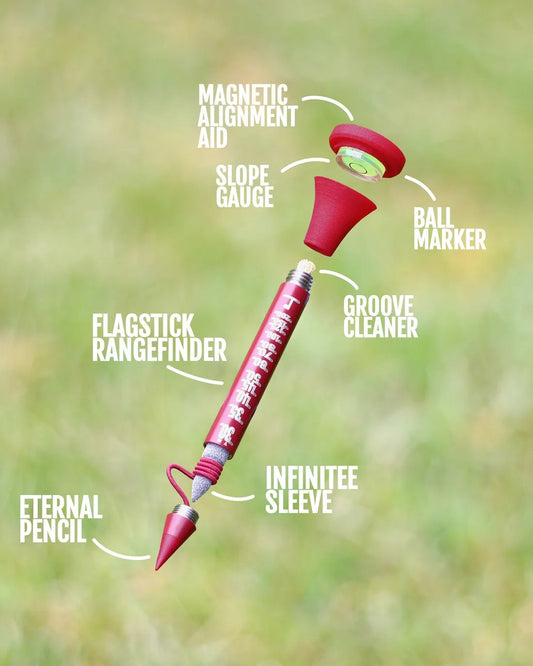 🏌️⛳️Upgraded 7-in-1 Golf Multi-Tool with Reusable Tee Sleeve