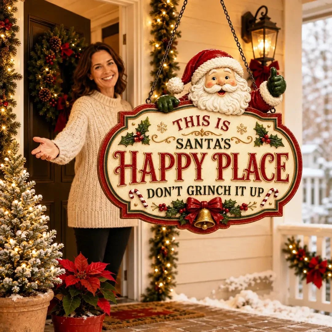 ⏳ Last Day 49% OFF – 🎄Christmas Character Wooden Hanging Sign Collection | 8 Festive Designs in 7.9 or 11.8 in with Vintage-Inspired Artwork, Layered Holiday Details & Hanging Design ✨