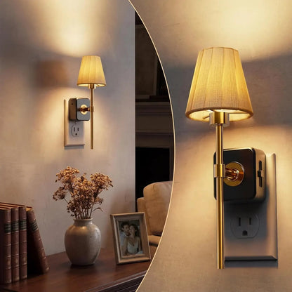 ⏰Limited Stock 60% OFF✨Pleated Fabric Cover Night Light