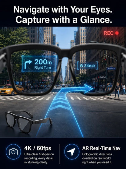 PulseAI Smart Audio Shades 🕶️🎧