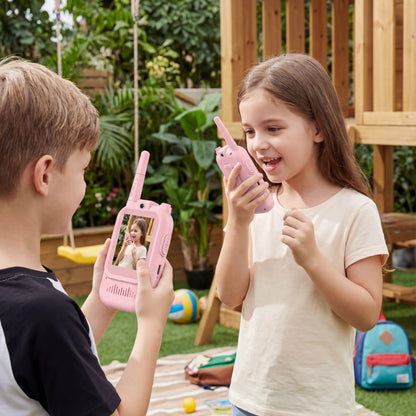 Kids Video Walkie Talkie Set (2-Pack) – Intercom with Camera & Screen