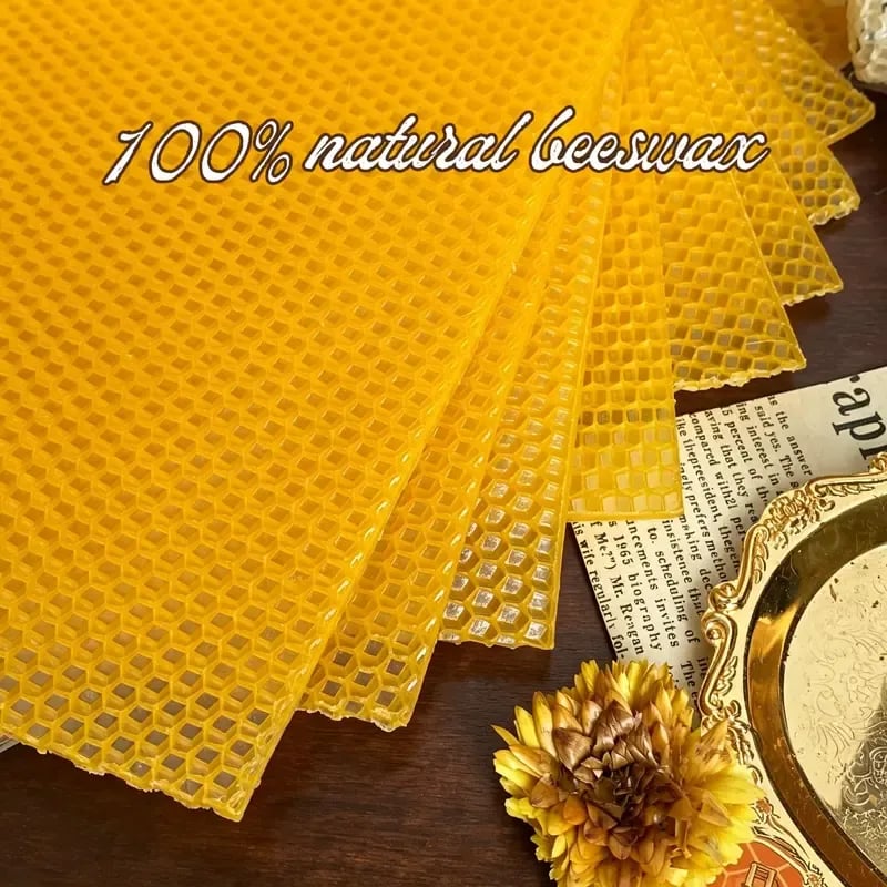 🔥HOT SALE🔥📢🕯️ DIY Beeswax Candle Making Kit (12-Piece Set) – Create Your Own Cozy Glow!