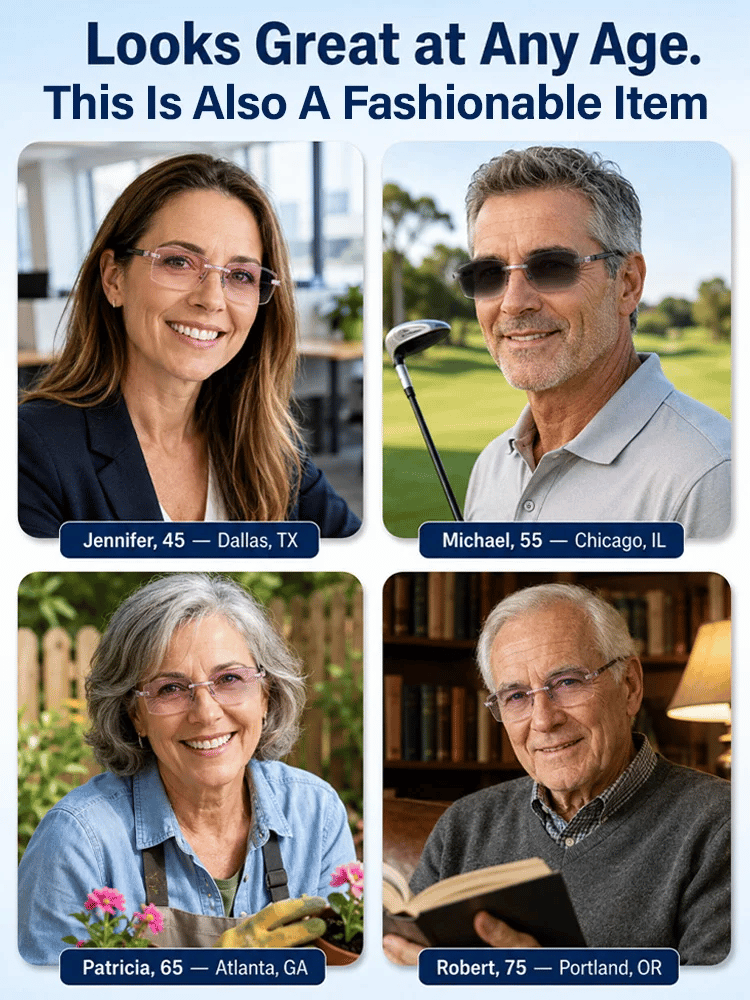[Regain Your Youthful Vision] Smart Zoom Diamond-Cut Reading Glasses