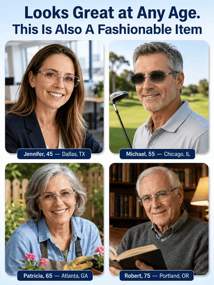 [Regain Your Youthful Vision] Smart Zoom Diamond-Cut Reading Glasses