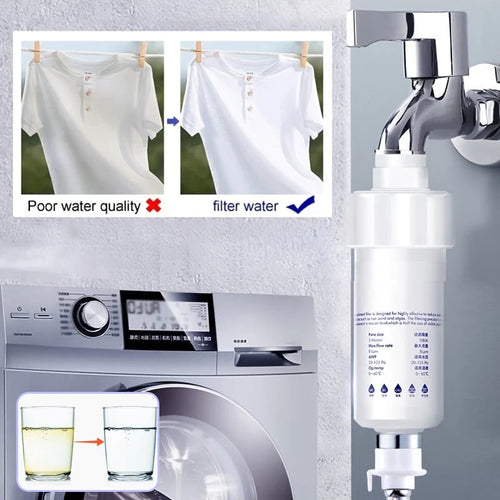 💧 Universal Washing Machine Water Filter - High Flow Tap Purification 🧼