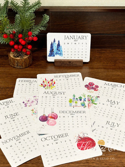 🌱Eco-Friendly Plantable “Timeless” Seed Calendar 2027 ✨ Plan • Plant • Grow • Enjoy