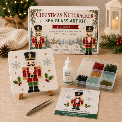 🎅🔥Christmas Pre-sale 49% OFF - 🎄 Create your own magical christmas sea glass art 🦌✨