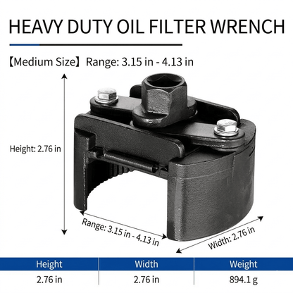 🎉🔧 Adjustable Oil Filter Wrench