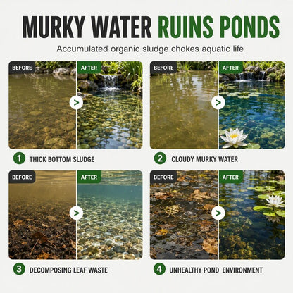 Pond Water Clarifier Powder for Fish Ponds and Pools