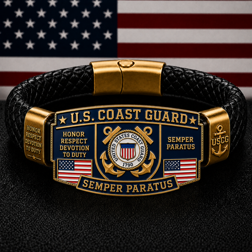 ⚓Last Day Promo: 49% OFF 🌊U.S. Coast Guard Semper Paratus Tribute Bracelet