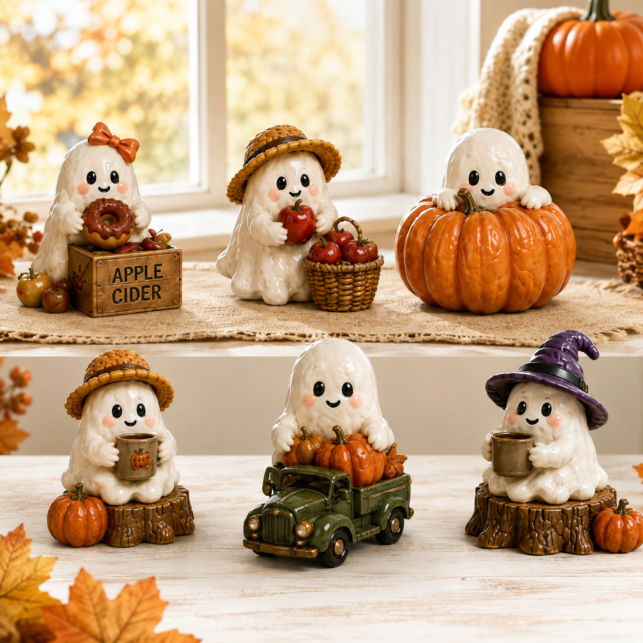 Ghost in the Pumpkin Patch Advent Calendar 2026 – 24 Unique Halloween Ghost Miniatures