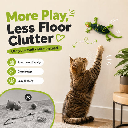 Gecko Rush Remote Control Wall Climbing Lizard Toy — Ceiling & Floor Crawler