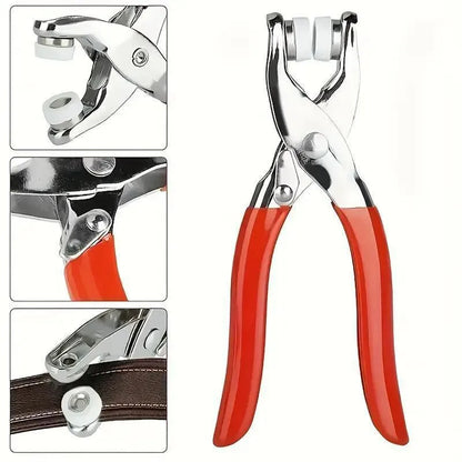 🔥Sewing Kit with 100pcs Metal Buttons – Manual Pliers Tool Included🧵